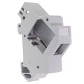 ECS DIN Adapter keystone jack STP/UTP AL/ TL-jack uten jack, inkl. sidelokk