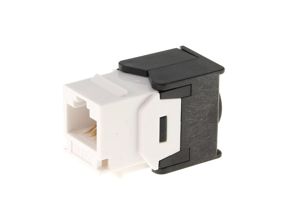 ECS Keystone slim jack UTP Cat.6A FLEX 12-pk 