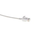 ECS Slim patch C6 U/UTP Hvit  7,5m AWG28 LSZH Uskjermet