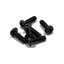 ECS adapterskrue for front montasje av fiber-adapter - svart M2x6