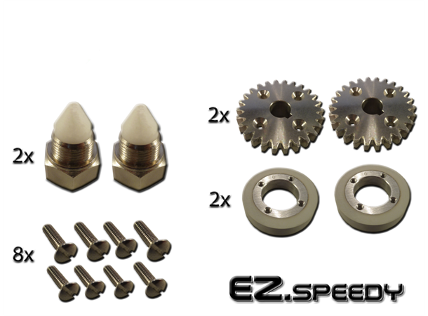 EZ Speedy kabelkit 4-5 mm Kabel gjennomføring/kobling fiberkabel