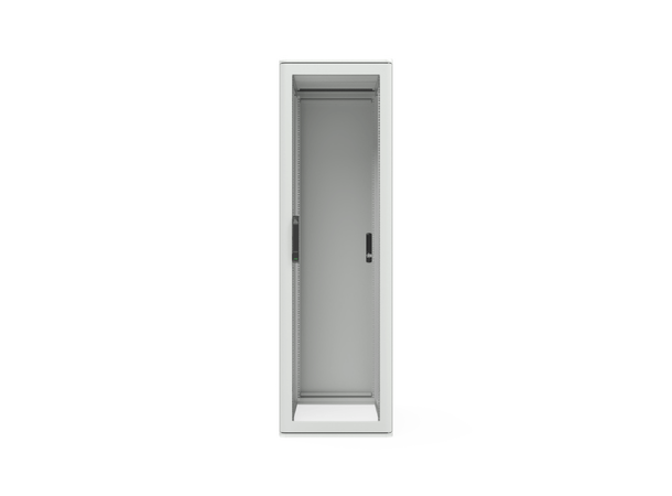 Enoc Gulvskap Grå 38U F1 Glassdør B-600 x D-1000 x H-1800 mm 