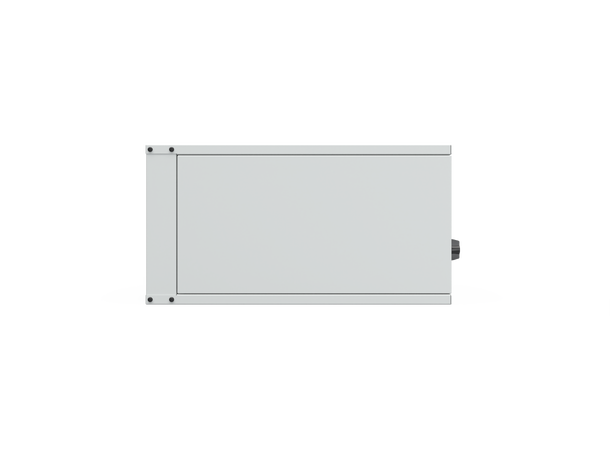 Enoc Veggskap 6U W3 Glassdør B-550 x D-600 x H-314 mm, Grå 