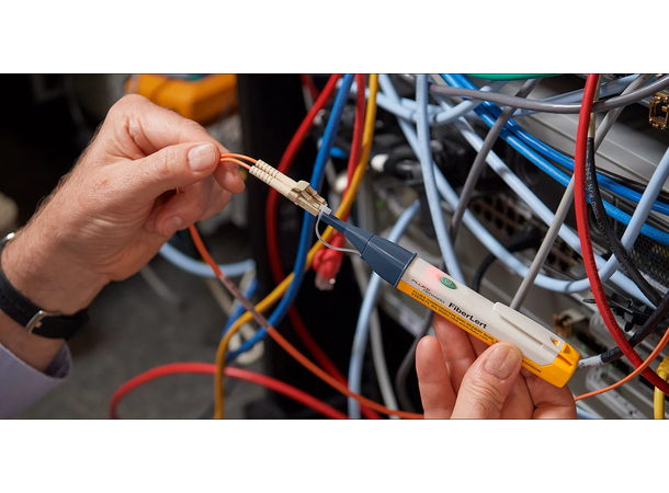 Fluke Live Fiber Detector FiberLert SM, MM, UPC og APC 