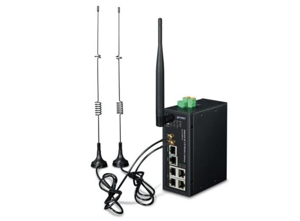 Industri Gateway 4G LTE + WiFi 5 802.11ac, 5-port 10/100/1000T 