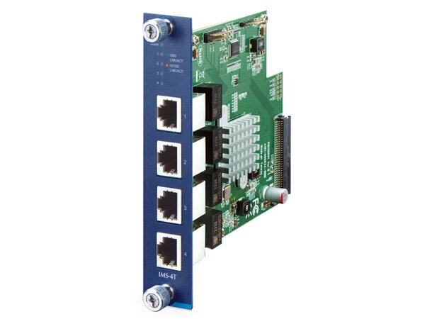 Industriell L3 Switch Modulær 4-port BT 4-Port 100/1000T Switch Module 