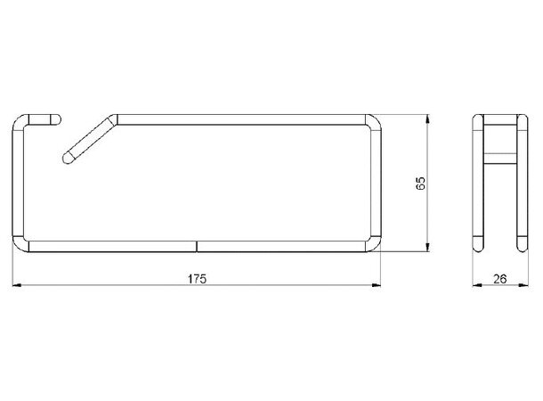 Kabelring 26x175x65 10st/fp 