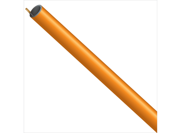 MicroDucts - 12/8 - Oransje m/tråd-1700m Silicore,riller,direktelagt,m/ søketråd 