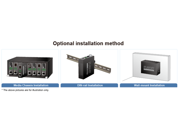 Planet Media Converter 1000BaseT til SFP Web management/SNMP 