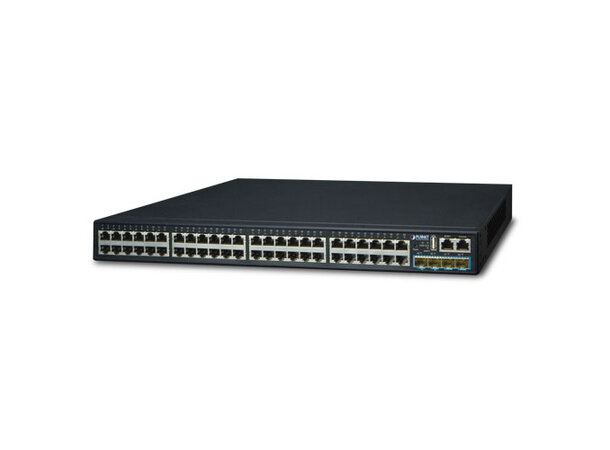 Switch LAN 48p Layer3 Managed Planet Stackable 48x 10/100/1000-T+ 4x 10G-SFP+ 