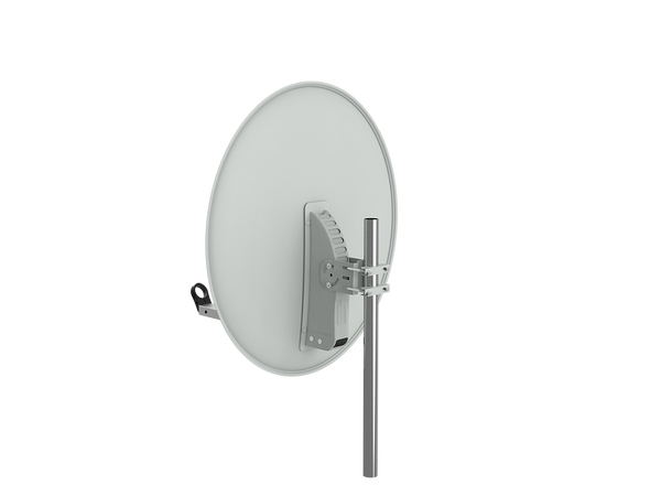 Triax parabolantenne TDS PRO 80LG 80 cm, Offset, RAL7035, lys grå 