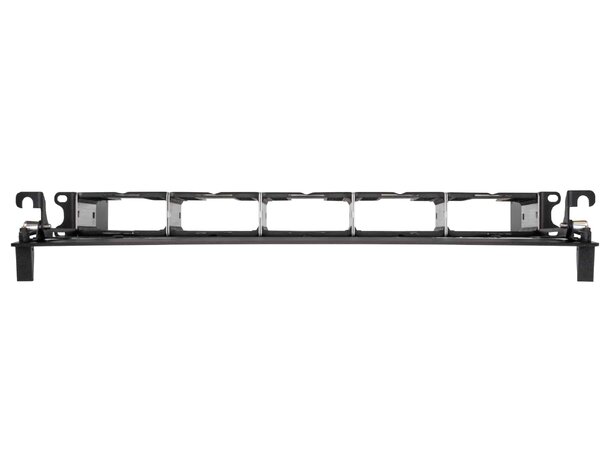 AFL UHD  panel for 5 kassetter 1 U/HE 19" inkl. front og kabelhylle MPO 