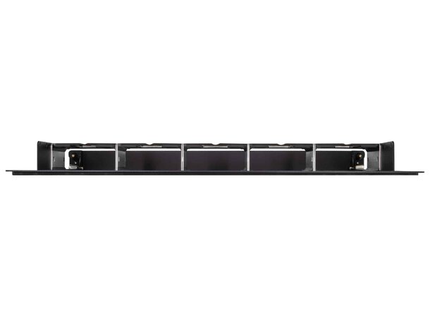 AFL U  5-slots panel för Kassett 1HE 19" inkl. front och kabelhylla MPO MTPK 