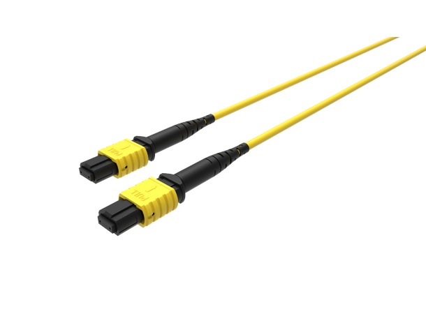 ECS MPO 12F MPO/M-MPO/M, SM Gul 40m Trunkkabel 3mm, G657A1, CPR Cca, Pol B 