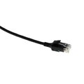 ECS Slim patch C6 U/UTP Svart  7,5m AWG28 LSZH Uskjermet