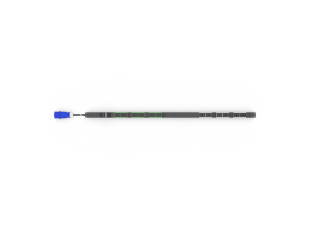 Enoc PDU Strømskinne Vertikal 230V/ 32A 24xC13 + 6xC19  IEC60309 3m 