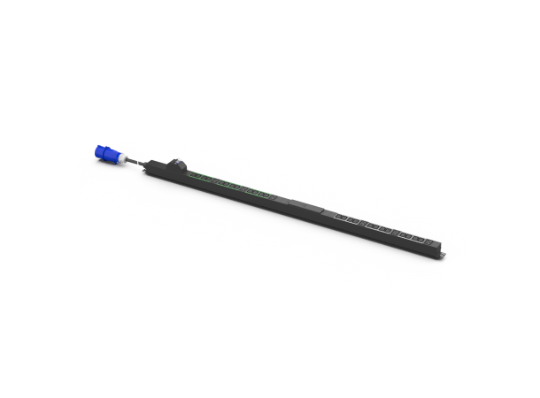 Enoc PDU Strømskinne Vertikal 230V/ 32A 24xC13 + 6xC19  IEC60309 3m 