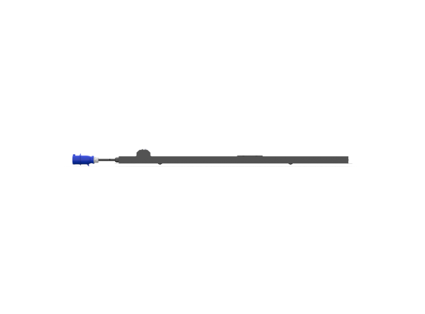 Enoc PDU Strømskinne Vertikal 230V/ 32A 24xC13 + 6xC19  IEC60309 3m 