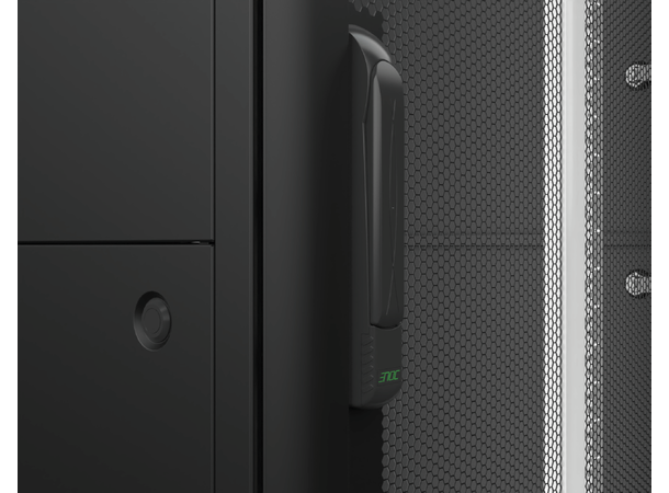 Enoc Serverskap S1 47U perforerte dører B-800 x D-800 x H-2200 mm svart Låsbart 
