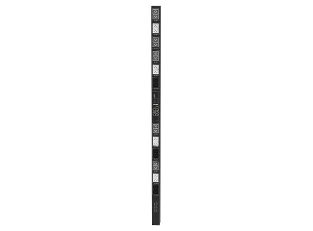 POW PDU, 400V 16A Vertikal, 24 uttak 11,1kW B:60 D:72 H:1630mm 