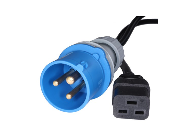 Strømkabel 216-6 til C19 Data  4m 16A 250V 