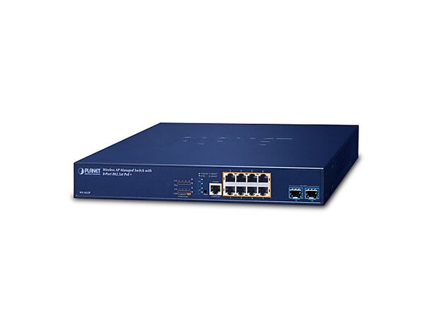 Switch 8p PoE+ m/AP-controller 8p 10/100/1000T 802.3at/af + 2p 10G SFP+
