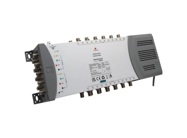 Triax Multiswitch TMS/CKR 5x24 S inkl. nettdel, 5 inn/4xSAT+1xTERR 