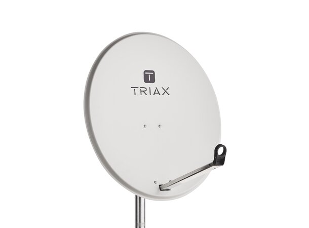Triax parabolantenne TDS 80 79x71 cm, offset, RAL7035 grå 