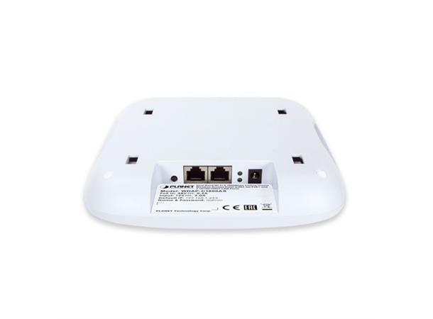 Trådløs Aksesspunkt WiFi 6 Innendørs 1800Mbps 802.11ax, PoE+, 2x10/100/1000T