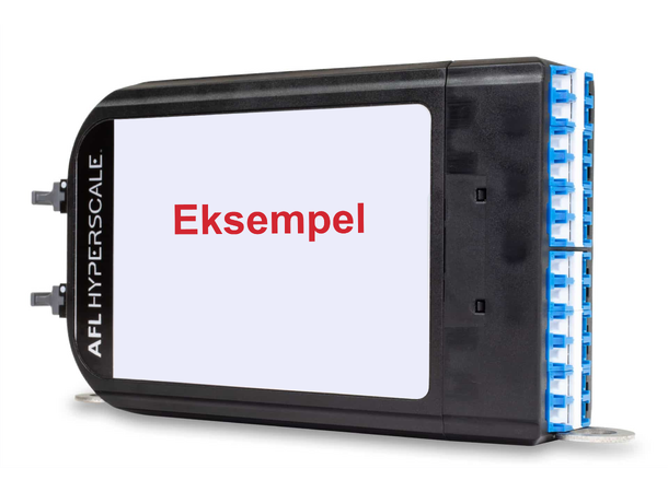 AFL UHD fan-out kassett, 24 fiber, OM4 Base-8, LC til MPO, Polaritet F 