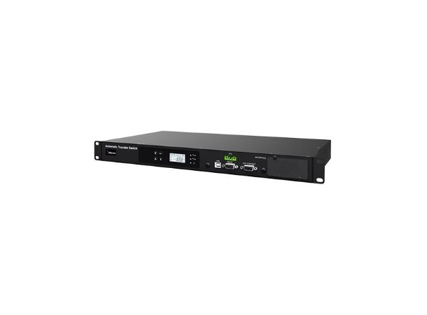 ATS Overførings-Switch 16A Rack 1U For tilkobling 230 volt, 1-fas 