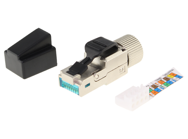 ECS RJ45 Field Plug Short STP C6A 36 mm 