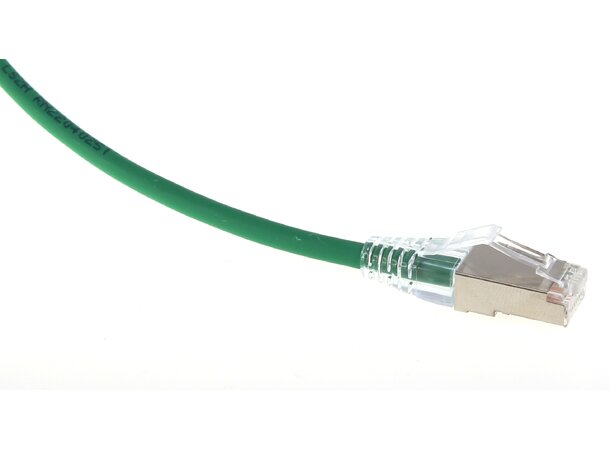 ECS Slim patch C6A U/FTP Grön  7,5m AWG28 LSZH 