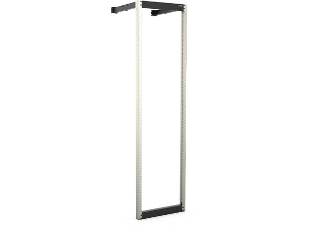 Enoc 2-postrack 19" 42U ramme foran Veggmontert gulvrack Svart - RX System 