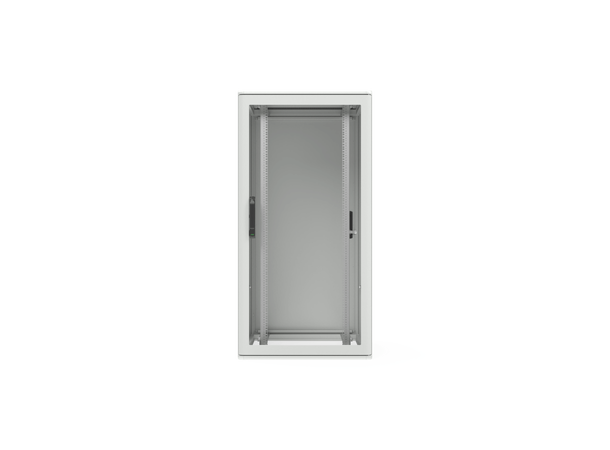 Enoc F1 golvskåp 800x800x1600 Grå 33He Glasdörr 