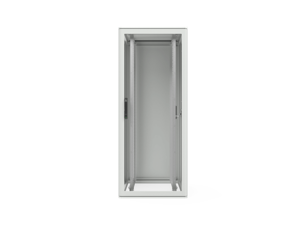 Enoc Gulvskap Grå 42U F1 Glassdør B-800 x D-1200 x H-2000 mm 