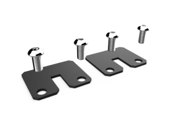 Enoc Sammenkobblings kit F1/S1 Svart Brakett for korridortak, lev i par 