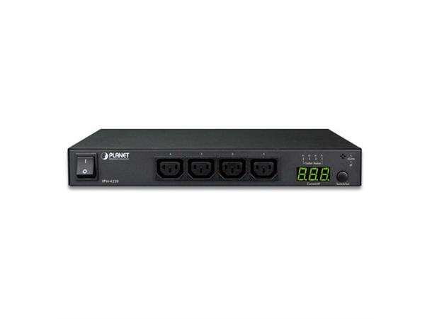IP-based 4-port Switched Power Manager Planet:AC 100-240V, 16A max