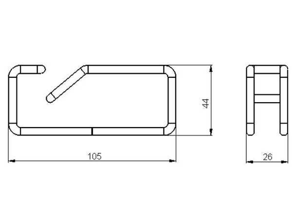 Kabelring 26x105x44 10st/fp 