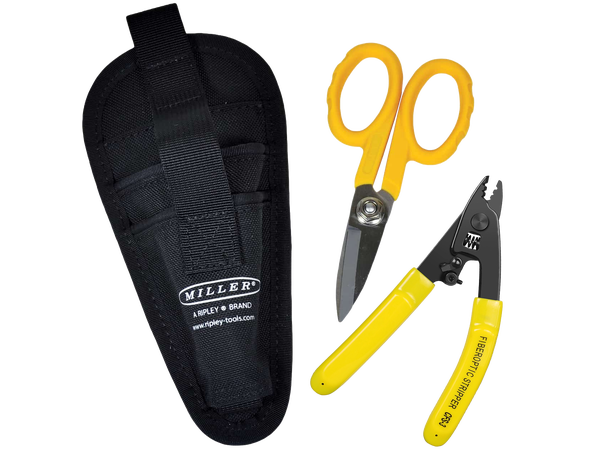 Miller MA01-7001 Fiberverktøysett med fiberstripper og Kevlar-saks 