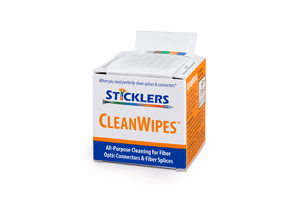 Sticklers CleanWipes rensebånd, portabel Lofri, 600 rensinger av fiberender, eske