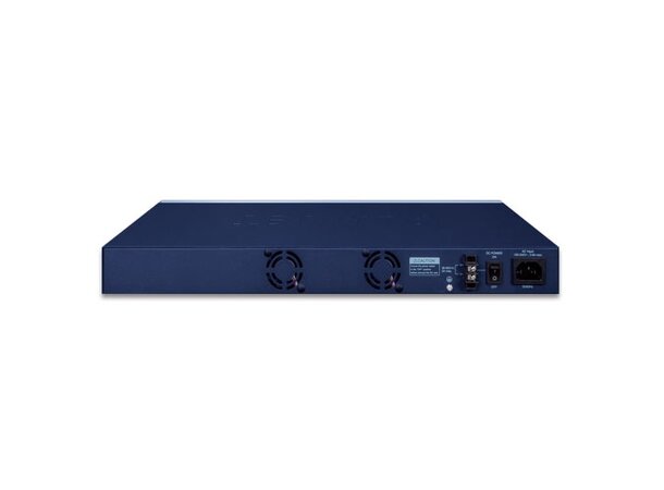 Switch LAN 24p Layer2+ Managed Planet 24x 100/1000XSFP + 8x TP,Redundant AC/DC 