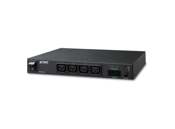 Switched PDU IP-based PM 4-port  PLanet AC 100-240V, 16A max 