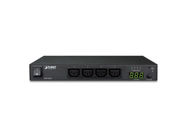 Switched PDU IP-based PM 4-port  PLanet AC 100-240V, 16A max 