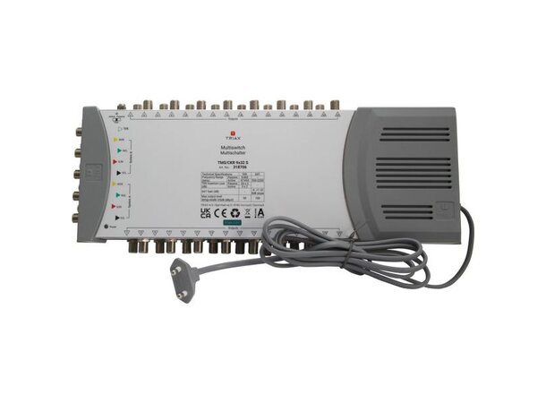Triax Multiswitch iTMS/CKR 9x32S inkl. nettdel, 9 inn/8xSAT+1xTERR 