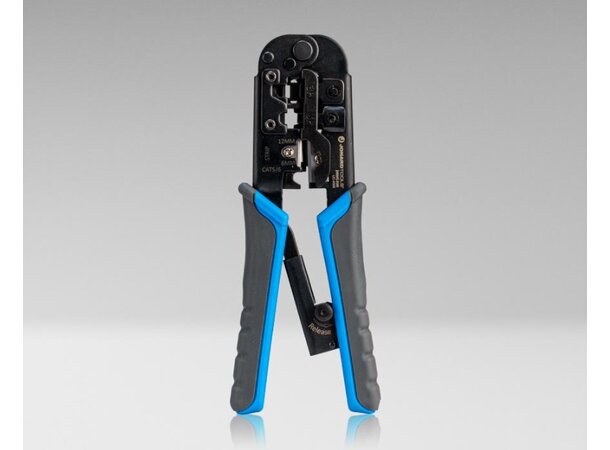 6-in-1 Crimping Tool RJ45 Pass-through & RJ11/12 Modular 