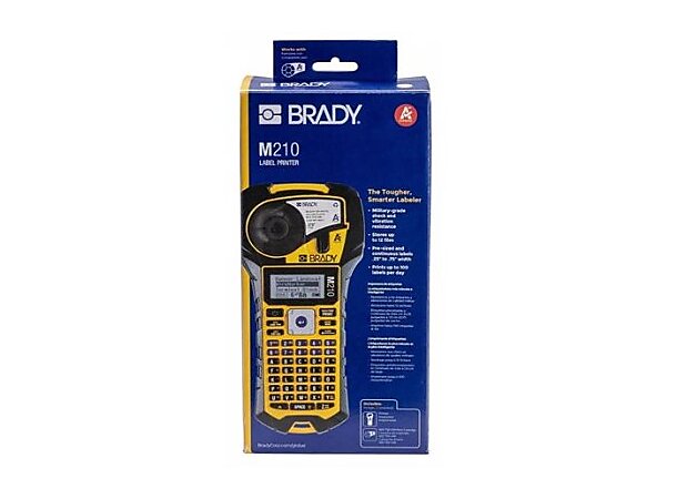 Brady M210 Label Printer inkl. 1 kassett Spesielt for kabel merking (PAL-etikett)