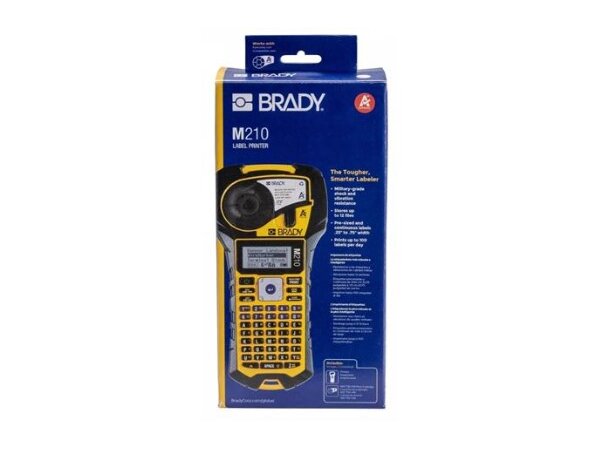 Brady M210 Label Printer inkl. 1 kassett Spesielt for kabel merking (PAL-etikett) 