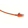 ECS Slim patch C6 U/UTP Orange  7,5m AWG28 LSZH Uskjermet