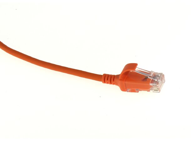 ECS Slim patch C6 U/UTP Orange  7,5m AWG28 LSZH Uskjermet 